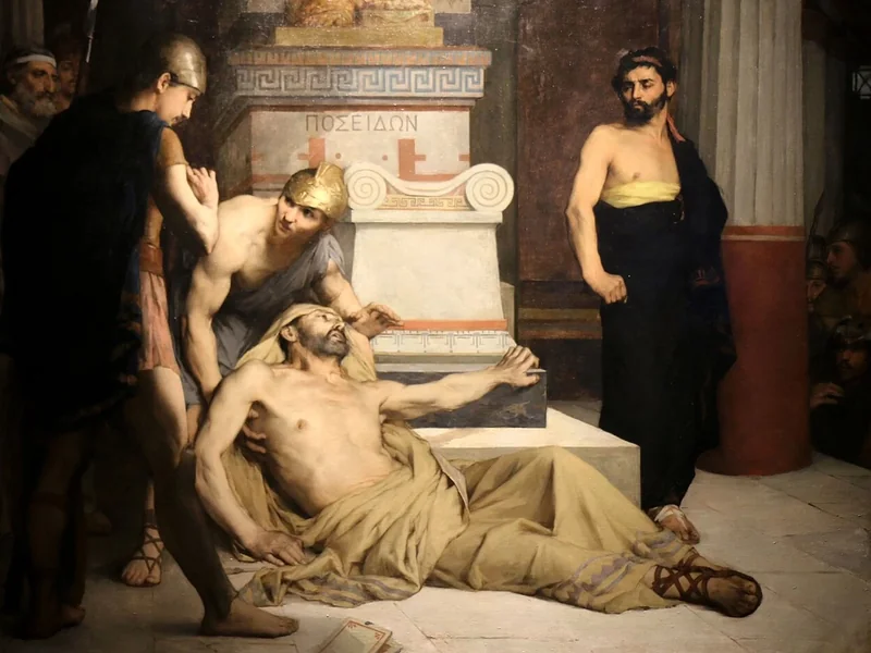 1857-Émile Jules Pichot - La morte di Demostene